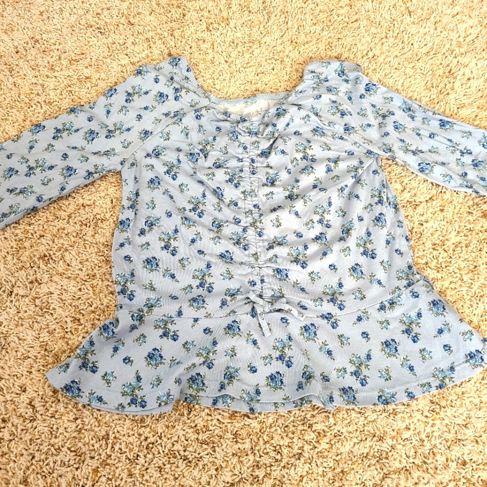 The Children's place Big girl peblum style cinge front top-XL